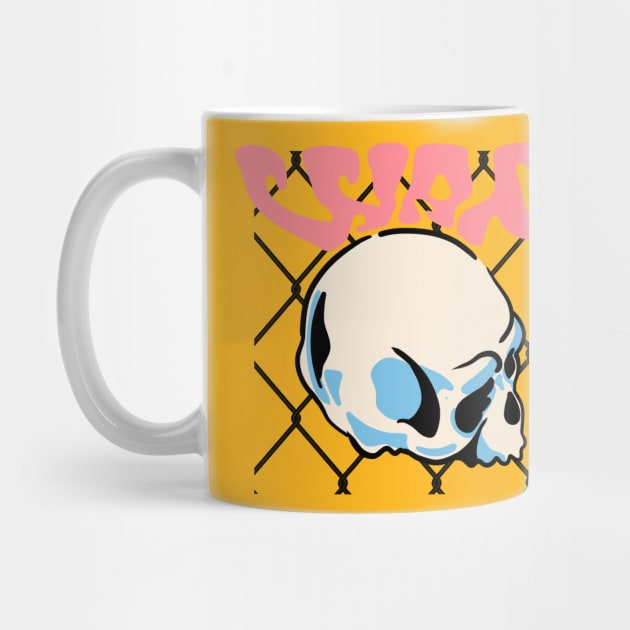 WAP design Skull with Bars by wap.prjct